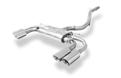 Fox Sportuitlaat CUPRA Formentor 4x4 half uitlaatsysteem vanaf katalysator - 2x100 Type 25 rechts/links - met 2 elektronische kleppen