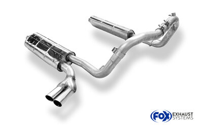 Fox Sportuitlaat Mercedes G-Klasse G500 - 453 Uitlaatsysteem vanaf katalysator - 2x70 Type 14