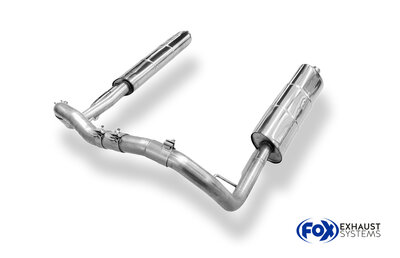 Fox Sportuitlaat Mercedes G-Klasse G500 - 453 Uitlaatsysteem vanaf katalysator - 1x70 Type 26