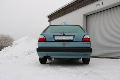 Fox Sportuitlaat VW Golf MK2 Type 19E Achterdemper - 1x63 Type 23