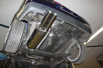Fox Sportuitlaat VW Golf MK3/IV Cabriolet Achterdemper - 2x76 Type 10