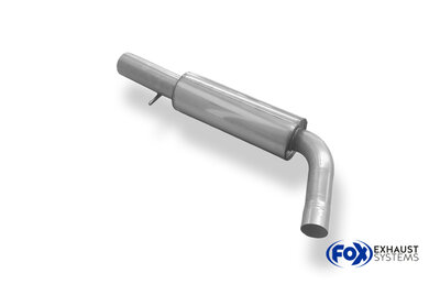Fox Sportuitlaat VW Golf MK4 Jubi bumpervoordemper &Oslash;63,5 mm geschikt voor VW053181-xxx