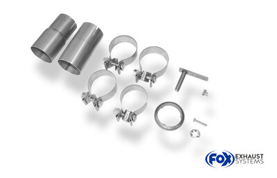 Fox Sportuitlaat VW Golf MK5 GTI/GTD Achterdemper - 129x106 Type 32