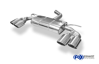 Fox Sportuitlaat VW Golf MK7 - 2.0l GTI met R-look achterdemper rechts/links - 2x115x85 type 32 rechts/links