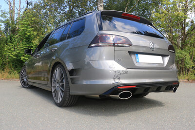 Fox Sportuitlaat VW Golf MK7 Variant R - 4-Motion Achterdemper rechts/links - 160x90 Type 38 rechts/links