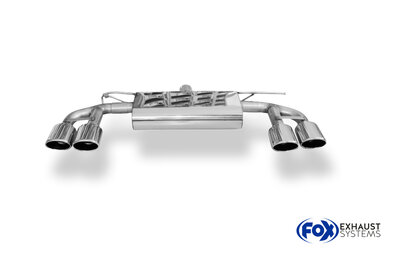 Fox Sportuitlaat VW Golf MK7 R - 4-Motion achterdemper rechts/links - 2x115x85 type 44 rechts/links