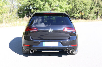Fox Sportuitlaat VW Golf MK7 - 2.0l GTI Facelift + TCR Achterdemper rechts/links - 1x114 Type 25 rechts/links