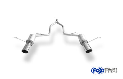 Fox Sportuitlaat Jeep Grand Cherokee WKI - 2010-2013 Achterdemper Rechts/Links - 129x106 Type 32 Rechts/Links