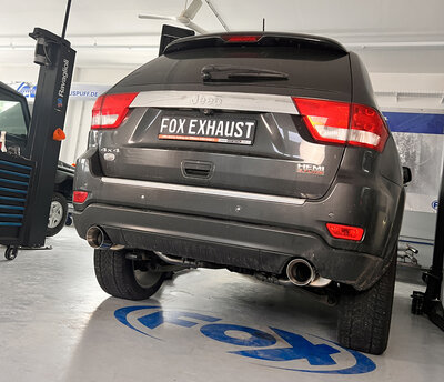 Fox Sportuitlaat Jeep Grand Cherokee WK I - 5.7L Achterdemper Rechts/Links - 1x100 Type 25 Rechts/Links