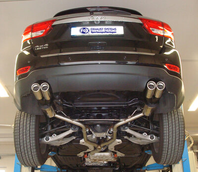 Fox Sportuitlaat Jeep Grand Cherokee WK - 3.6L Achterdemper Rechts/Links - 2x80 Type 17 Rechts/Links