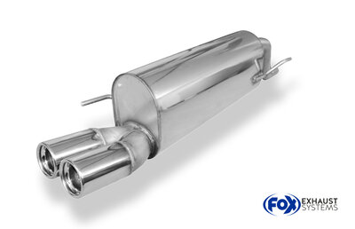 Fox Sportuitlaat Fiat Grande Punto 199 - Diesel einddemper - 2x76 Type 13