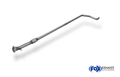 Fox Sportuitlaat Verbindingspijp achterdemper/katalysator voor Fiat Grande Punto 199 1.2l met flexibel stuk