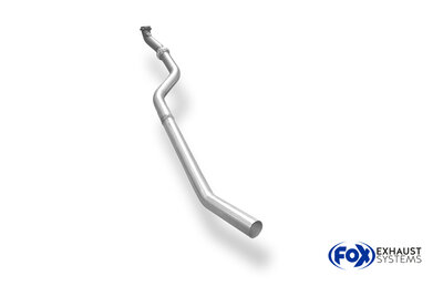 Fox Sportuitlaat Opel GT verbindingspijp ESD/katalysator &Oslash;70mm met flexibel gedeelte