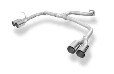 Fox Sportuitlaat Alfa GTV Type 916 uitlaatsysteem, rechter/linker uitgang - 2x76 Type 10 rechts/links