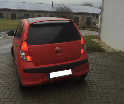 Fox Sportuitlaat Hyundai i10 - Achterdemper PA - 145x65 Type 59