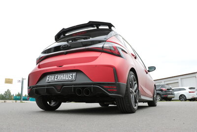 Fox Sportuitlaat Hyundai I20 N - BC3 achterdemper met uitlaatklep - 2x90 Type 25