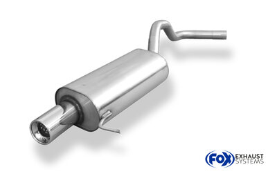 Fox Sportuitlaat Achterdemperbeugel voor Seat Ibiza 6K, zijmontage - 1x90 Type 13