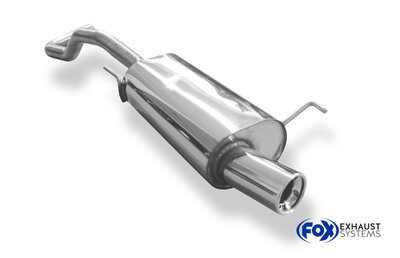Fox Sportuitlaat Achterdemperbeugel voor Seat Ibiza 6K, naar voren gericht - 1x90 Type 13