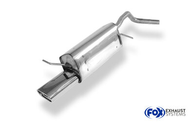 Fox Sportuitlaat Achterdemper Seat Ibiza 6L - 135x80 Type 53