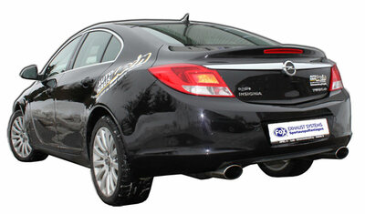 Fox Sportuitlaat Opel Insignia A - 4x4 Hatchback/Sedan Achterdemper rechts/links - 140x90 Type 44 rechts/links