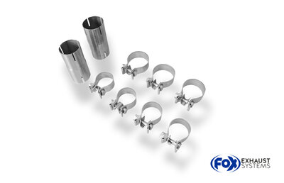 Fox Sportuitlaat Opel Insignia A - 4x4 Sports Tourer Achterdemper rechts/links - 140x90 Type 44 rechts/links