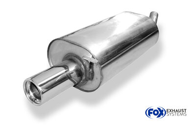 Fox Sportuitlaat Ford Ka achterdemper - 1x90 type 13
