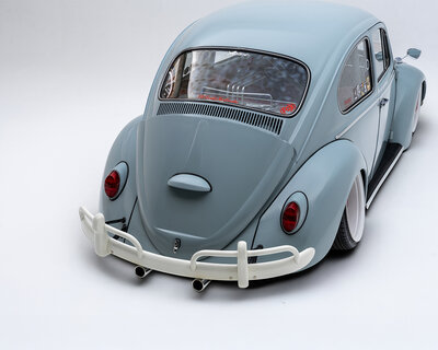 Fox Sportuitlaat VW Beetle achterdemper rechts/links - 2x70 type 12 midden