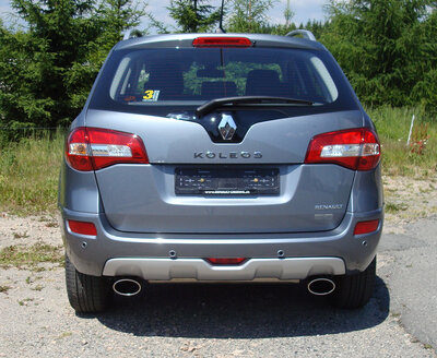 Fox Sportuitlaat Renault Koleos benzine-uitlaatdemper, dwarsuitlaat rechts/links - 140x90 type 44 rechts/links