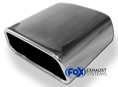 Fox Sportuitlaat Hyundai Kona 4WD - Uitlaatpijpen onder de bumper, achterdemper, uitgang rechts/links - 145x65 Type 59 rechts/links