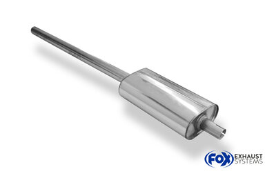 Fox Sportuitlaat Trabant 1.1 Limo &amp; Kombi &amp; K&uuml;bel Voordemper &Oslash;50mm