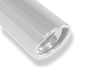 Fox Sportuitlaat Set uitlaatpijpen voor Renault Laguna III Coup&eacute;, geschikt voor de originele achterdemper - 1x90 type 17 rechts/links
