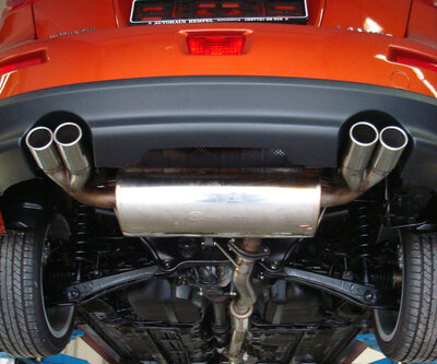 Fox Sportuitlaat Mitsubishi Lancer Ralliart achterdemper, rechter/linker uitlaat - 2x76 Type 12 rechts/links