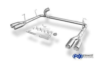 Fox Sportuitlaat Toyota Landcruiser J20 uitlaatsysteem rechts/links - 2x76 Type 12 rechts/links