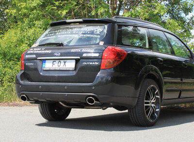 Fox Sportuitlaat Subaru Outback/ Legacy Outback BP - Stationwagon - Achterdemper Rechts/Links - 115x85 Type 44 Rechts/Links