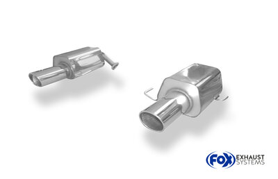Fox Sportuitlaat Subaru Outback/Legacy BL - Sedan Achterdemper Rechts/Links - 129x106 Type 44 Rechts/Links