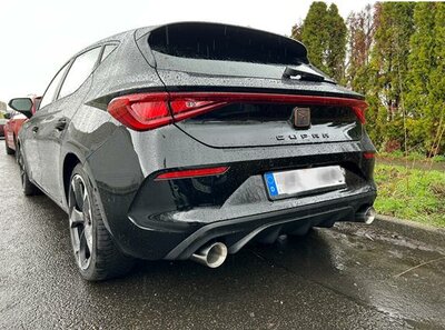 Fox Sportuitlaat Cupra Leon 4x2 - KL-achterdemper, uitlaat rechts/links - 1x100 type 25 rechts/links