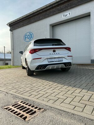Fox Sportuitlaat Cupra Leon 4x2 - KL uitlaatdemper rechts/links - 2x80 type 16 rechts/links