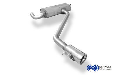 Fox Sportuitlaat Trabant 1.1 Sedan &amp; Stationwagon Achterdemper - 1x80 Type 13