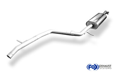 Fox Sportuitlaat Dacia Logan Estate voordemper