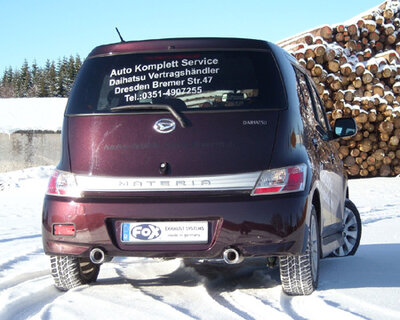 Fox Sportuitlaat Daihatsu Materia achterdemper rechts/links - 1x90 type 13 rechts/links