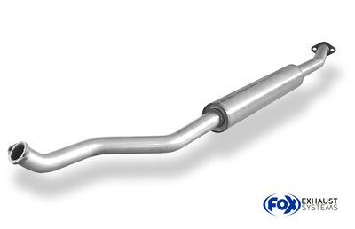 Fox Sportuitlaat Nissan Micra K12 - U1 Voordemper voor modellen met chassisnummer U1