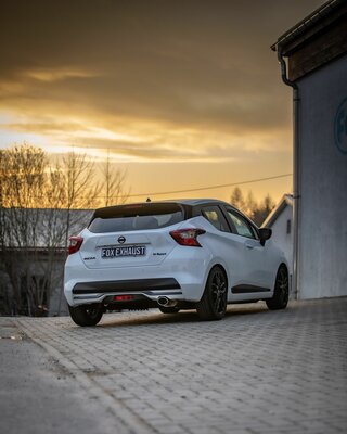 Fox Sportuitlaat Nissan Micra K14 N Achterdemper - 115x85 Type 32