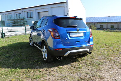 Fox Sportuitlaat Opel Mokka 4x4 &amp; 4x2 Achterdemper Rechts/Links - 140x90 Type 32 Rechts/Links
