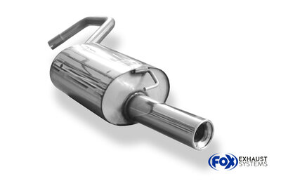 Fox Sportuitlaat Ford Mondeo BNP II achterdemper - 1x90 Type 13
