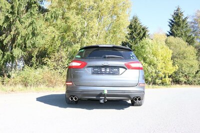 Fox Sportuitlaat Mondeo 5 Hatchback/Stationwagen/Sedan Achterdemper dwarsuitgang rechts/links - 2x76 Type 25 rechts/links