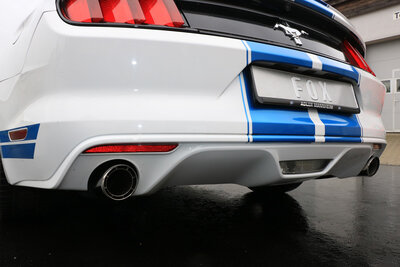 Fox Sportuitlaat Ford Mustang Coup&eacute; &amp; Cabriolet - Achterdemper 4-cilinder rechts/links - 1x100 type 67 rechts/links