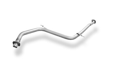 Fox Sportuitlaat Vervangingspijp voor de voordemper van de Mazda MX3 Type EC met tulpvormige aansluiting en flens.