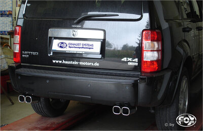 Fox Sportuitlaat Dodge Nitro uitlaatsysteem rechts/links - 2x78x75 Type 70 rechts/links