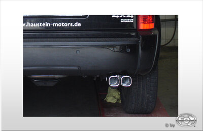 Fox Sportuitlaat Dodge Nitro uitlaatsysteem, &eacute;&eacute;n kant rechts - 2x78x75 Type 70