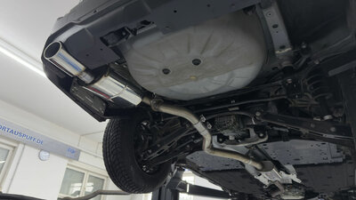 Fox Sportuitlaat Subaru Outback BT uitlaatsysteem bestaande uit voor- en achterdemper - uitlaatpijp 140x90 type 44